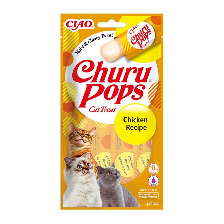 Churu Sticks Pops de Frango para gatos – Multipack 12, , large image number null